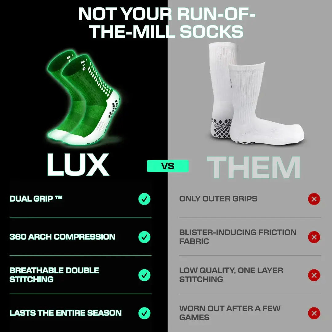 Anti Slip Soccer Socks (Calf) - Green