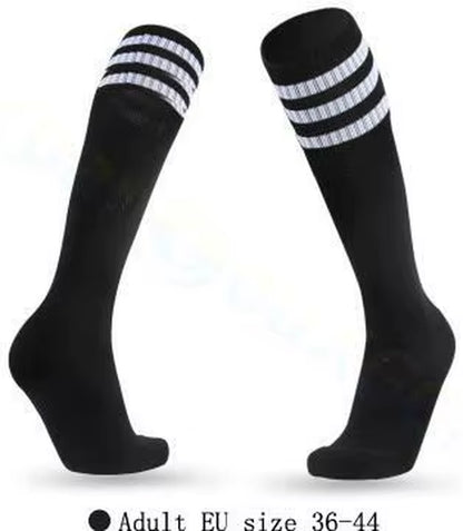 1Pairs Sports Socks Knee Legging Stockings Soccer Baseball Football Men Women Long Socks Cheerleaders Stage Performance Socks