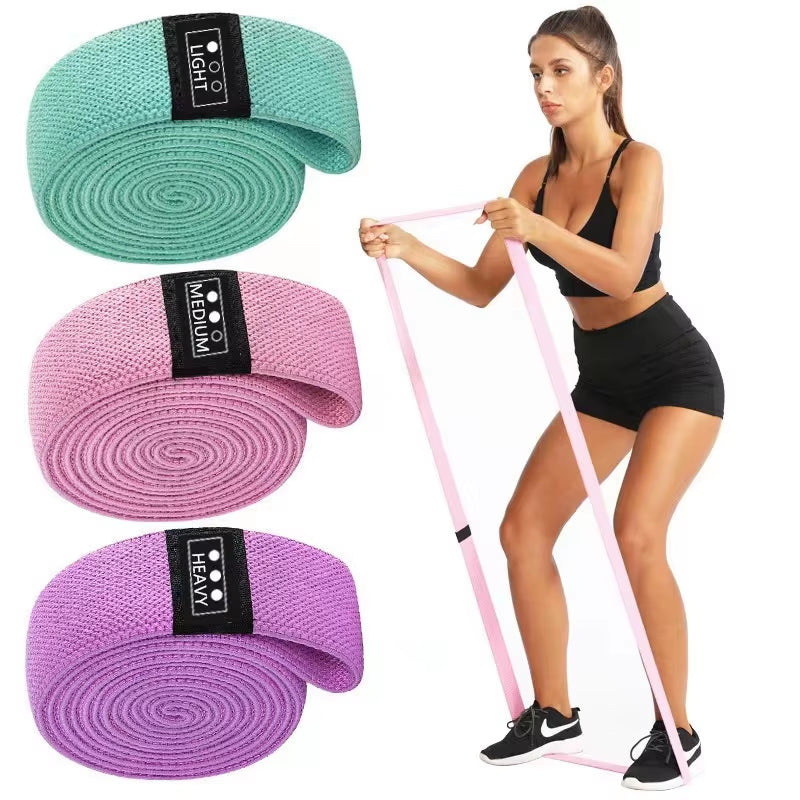 3Pcs/Set Long Resistance Bands for Working Out, Fabric Resistance Band, Stretch Bands for Exercise Bands Resistance Bands