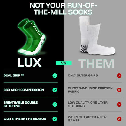 Anti Slip Soccer Socks (Calf) - Green