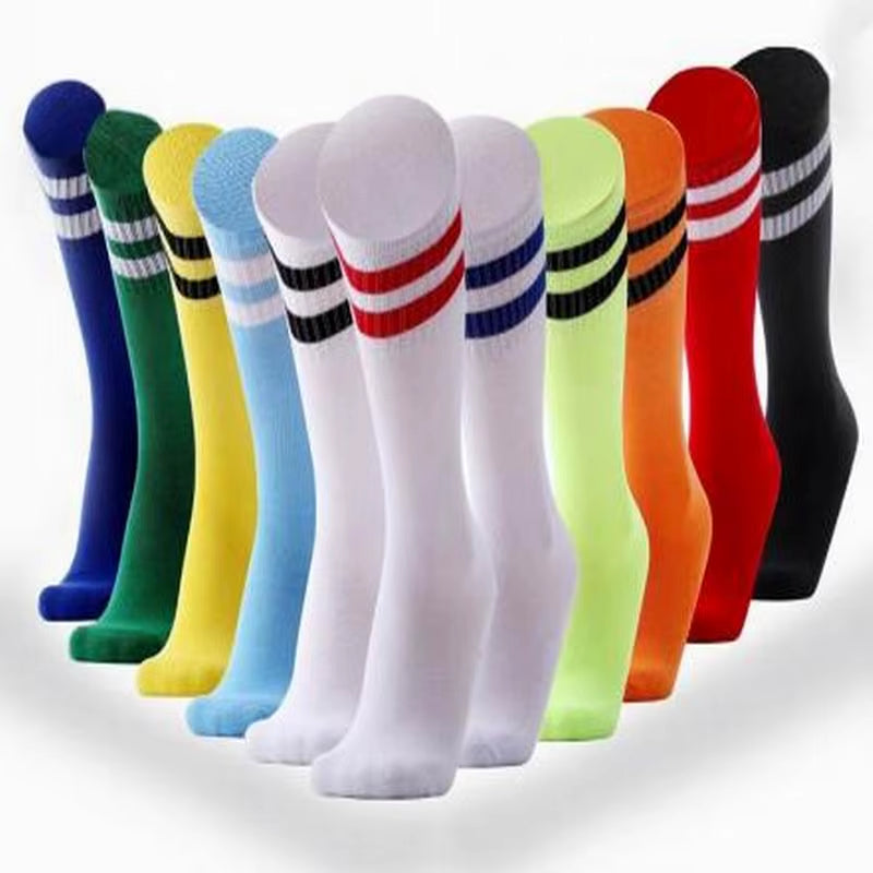 1Pairs Sports Socks Knee Legging Stockings Soccer Baseball Football Men Women Long Socks Cheerleaders Stage Performance Socks