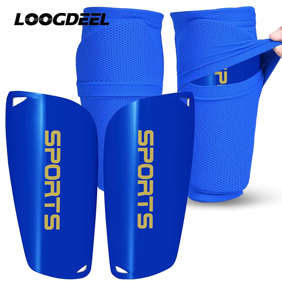 Kids Youth Soccer Shin Guards with Sleeves, Slip in Shinguards Soccer Shin Pads for Boys Girls Child Teens Adults