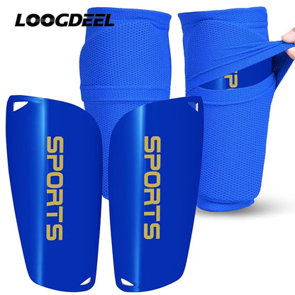 Kids Youth Soccer Shin Guards with Sleeves, Slip in Shinguards Soccer Shin Pads for Boys Girls Child Teens Adults