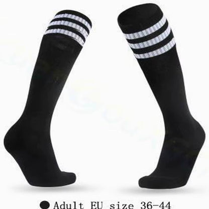 1Pairs Sports Socks Knee Legging Stockings Soccer Baseball Football Men Women Long Socks Cheerleaders Stage Performance Socks