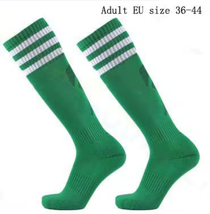 1Pairs Sports Socks Knee Legging Stockings Soccer Baseball Football Men Women Long Socks Cheerleaders Stage Performance Socks