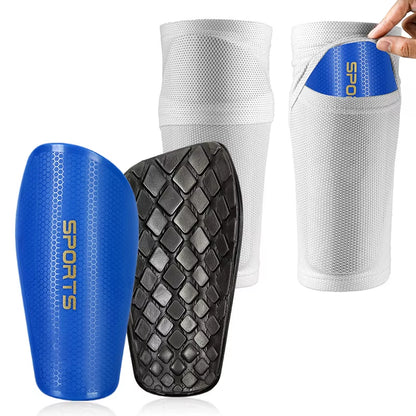 Sports Set Soccer Shin Guard Leg Cover Independent Pocket Anti-Drop Elastic Breathable Football Unisex Protective Gears