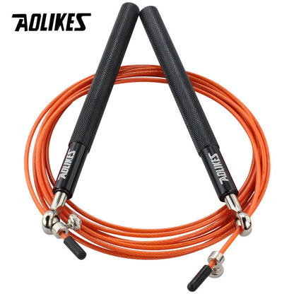 1PCS Crossfit Speed Jump Rope Professional Skipping Rope for MMA Boxing Fitness Skip Workout Training with Carrying Bag