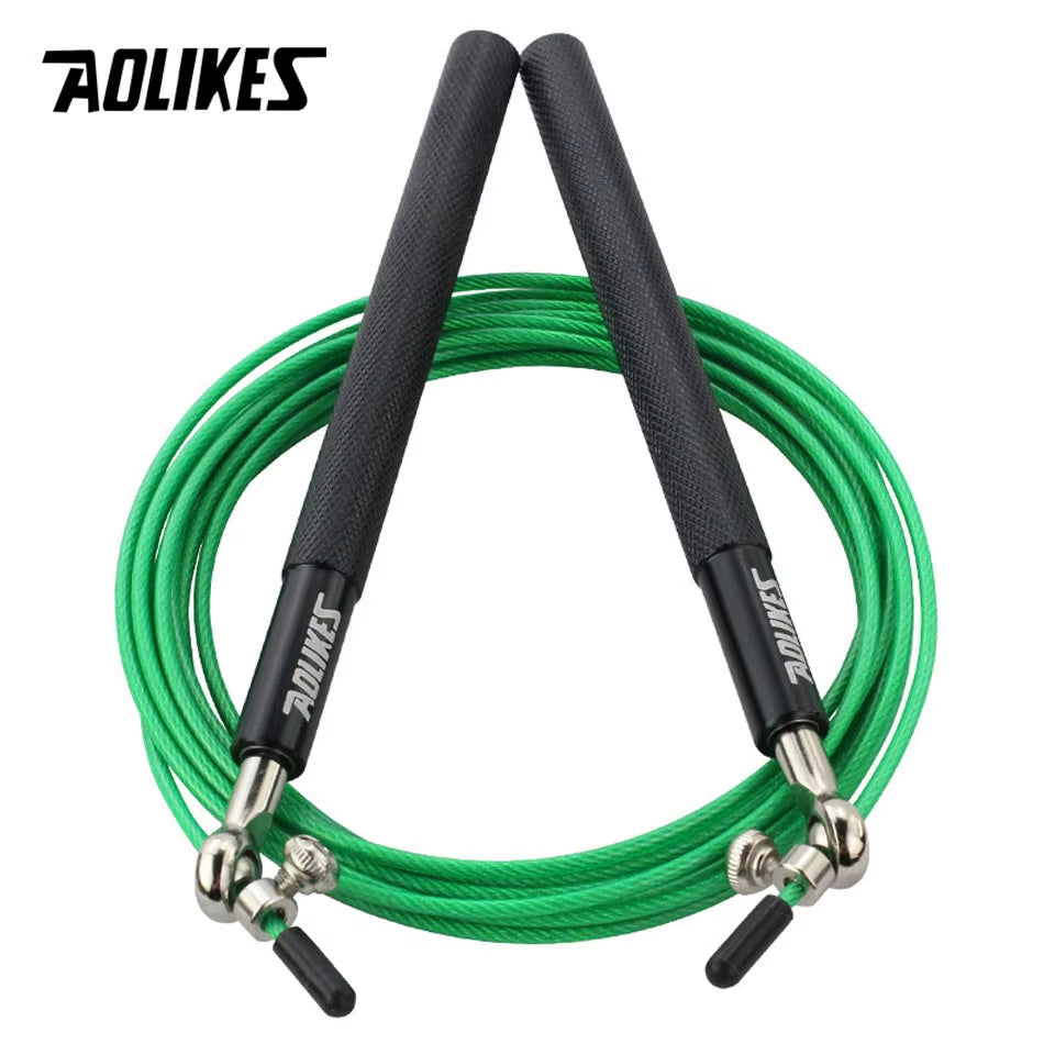 1PCS Crossfit Speed Jump Rope Professional Skipping Rope for MMA Boxing Fitness Skip Workout Training with Carrying Bag