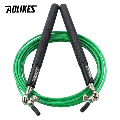 1PCS Crossfit Speed Jump Rope Professional Skipping Rope for MMA Boxing Fitness Skip Workout Training with Carrying Bag