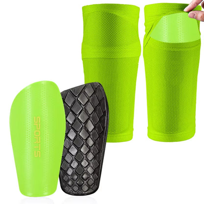 Sports Set Soccer Shin Guard Leg Cover Independent Pocket Anti-Drop Elastic Breathable Football Unisex Protective Gears