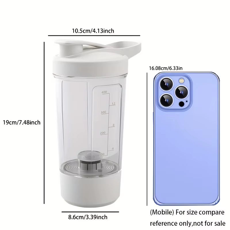 New Portable Electric Shaker Bottle USB Rechargeable Blender Multipurpose Mixer Cups for Fitness Workout Automatic Mixing Cup