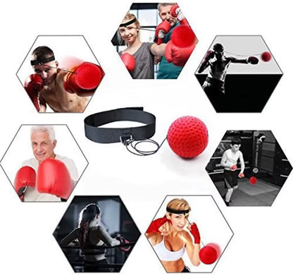 Boxing Reflex Speed Punch Ball Mma Sanda Boxer Raising Reaction Force Hand Eye Training Set Stress Gym Boxing Muay Thai Exercise