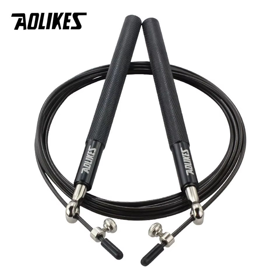 1PCS Crossfit Speed Jump Rope Professional Skipping Rope for MMA Boxing Fitness Skip Workout Training with Carrying Bag