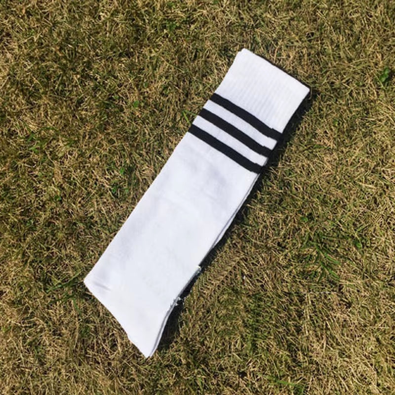 1Pairs Sports Socks Knee Legging Stockings Soccer Baseball Football Men Women Long Socks Cheerleaders Stage Performance Socks