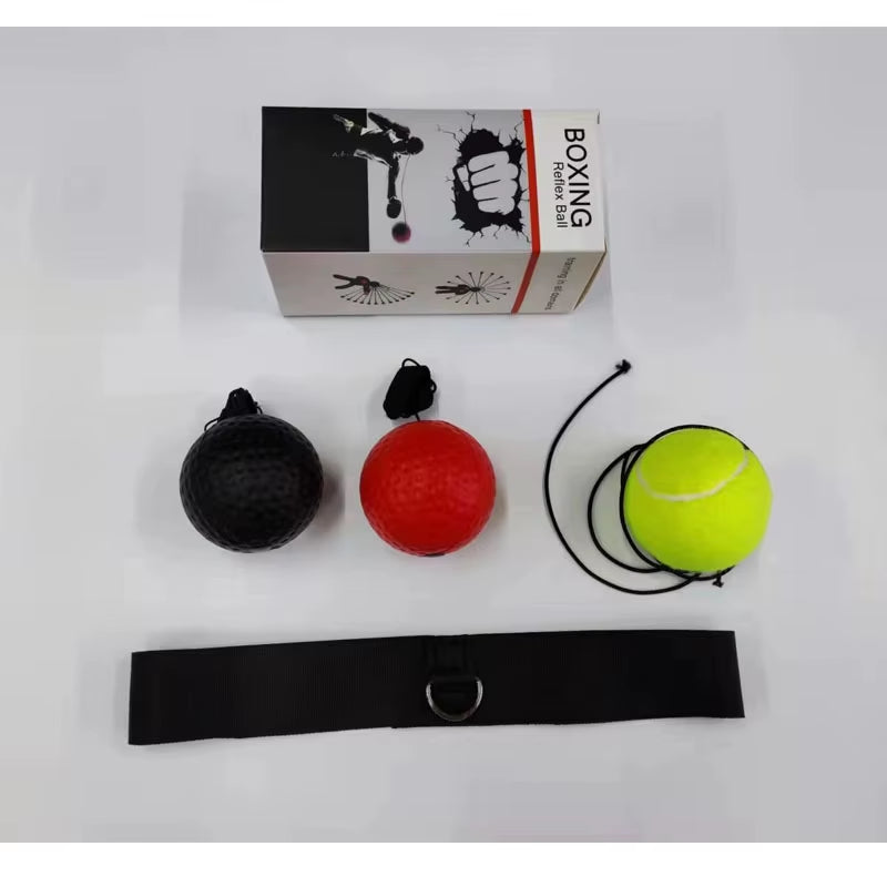 DUELTIGER Boxing Reflex Speed Ball Boxing Reflex MMA Sanda Training Hand Eye Reaction Thai Boxeo Fitness Equipment Gym PU Punch