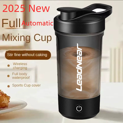 New Portable Electric Shaker Bottle USB Rechargeable Blender Multipurpose Mixer Cups for Fitness Workout Automatic Mixing Cup