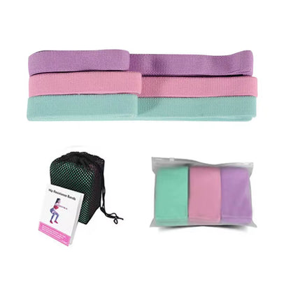 3Pcs/Set Long Resistance Bands for Working Out, Fabric Resistance Band, Stretch Bands for Exercise Bands Resistance Bands