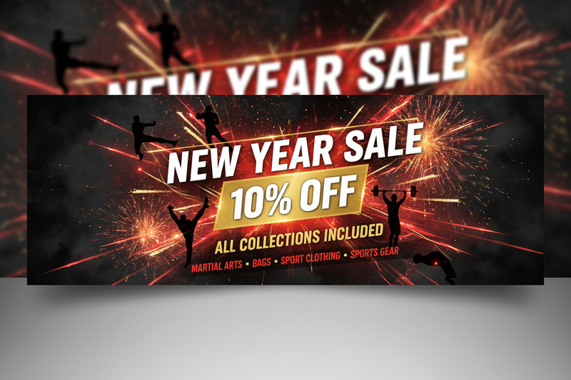 New Year Sale 10% Off Banner